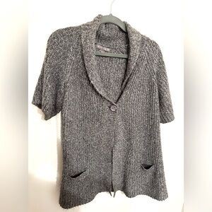 Women’s Gray Cardigan 1X